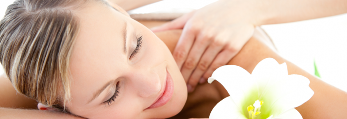 woman getting massage therapy